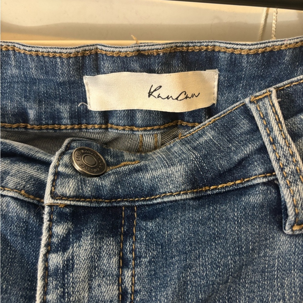 KanCan Blue Distressed Boyfriend Jeans - Picture 3 of 4